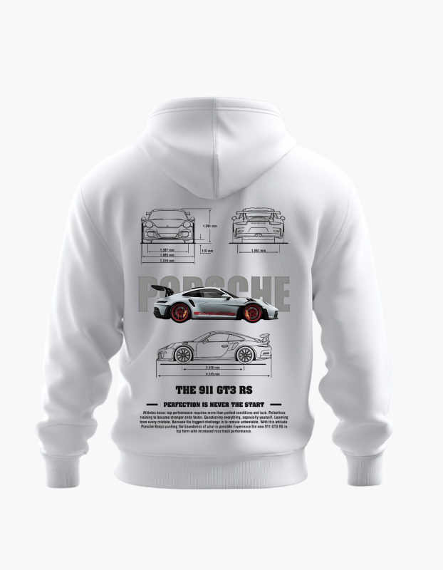 Porsche GT-911 Graphic printed hoodie